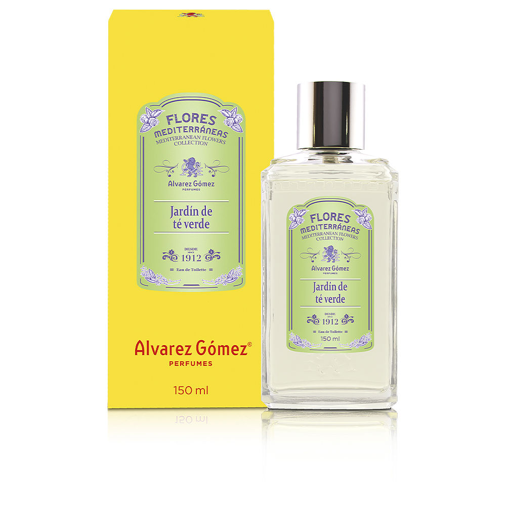 MEDITERRANEAN FLOWERS garden green tea eau de toilette spray  150 ml